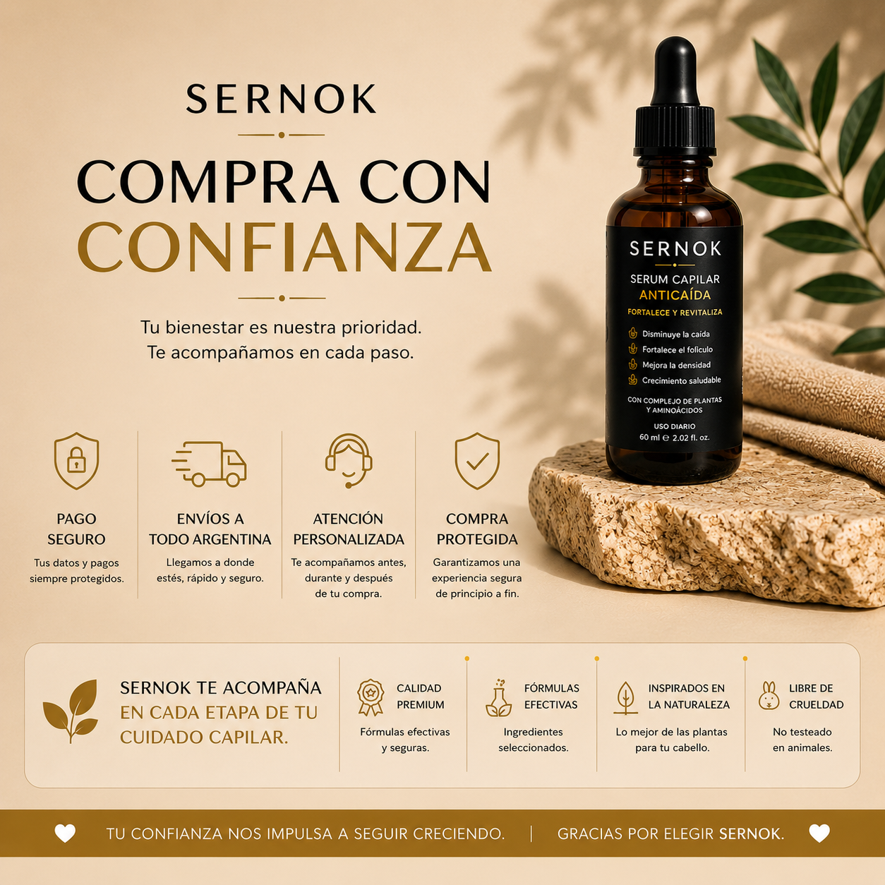 Sérum Anticaída Capilar Sernok