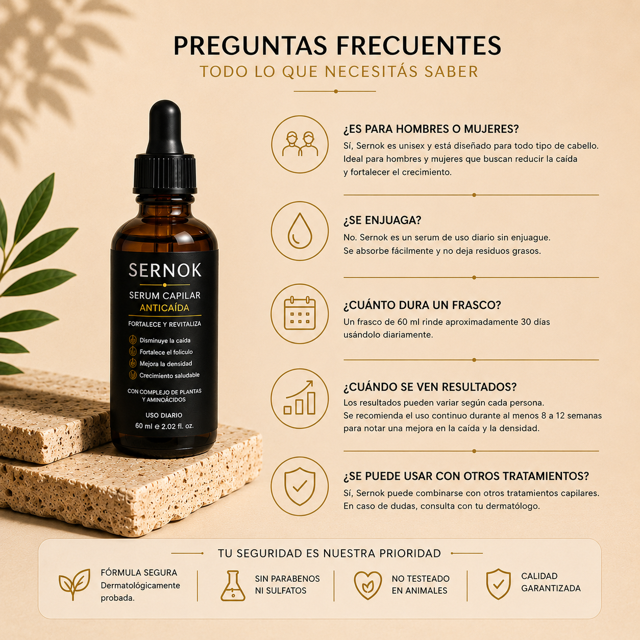 Sérum Anticaída Capilar Sernok